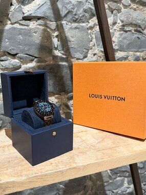 Louis Vuitton QAD0 Tambour Horizon Monogram Light Up Connected Smart Watch